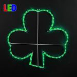 24" Shamrock LED St. Patrick's Day Motif