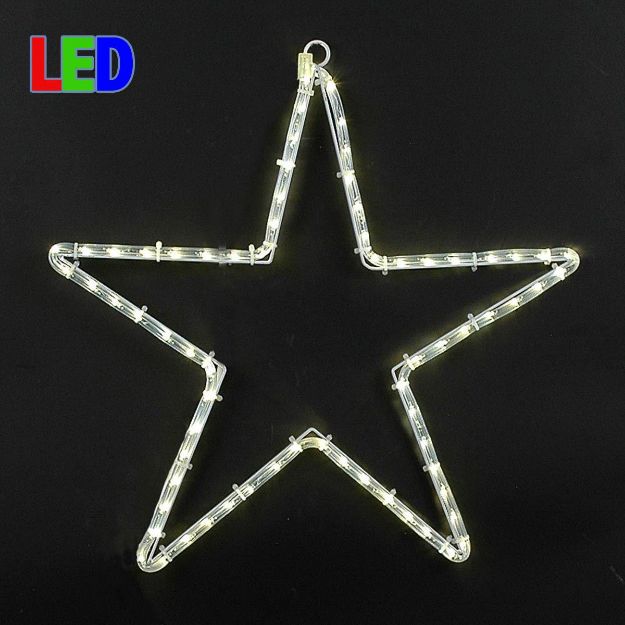 24" Large Star Christmas LED Rope Light Motif