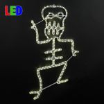 36" Spooky Skeleton LED Rope Light Motif 