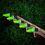 PeakPro Lime Green C9 LED Replacement Bulbs 25 Pack 