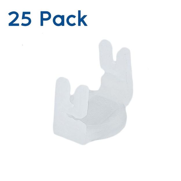 Magnetic Light Clips Clear 25 Pack