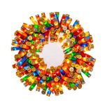 16" Multi Color LED Shotgun Shell Wreath