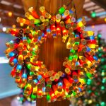 16" Multi Color LED Shotgun Shell Wreath