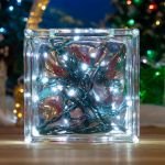 20 Light Non Connectable Pure White LED Mini Lights Green Wire