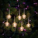 Clear Bubble Light With Silver Glitter Replacements 3 Pack 