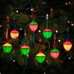 Red/Blue/Orange/Green Classic Bubble Light With Multi Base Replacements 4 Pack 