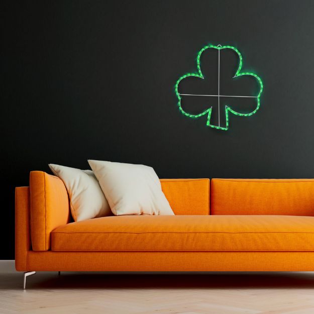24" Shamrock LED St. Patrick's Day Motif