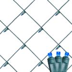 Blue LED Net Lights 4x6 Green Wire