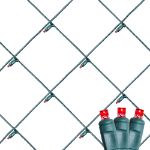 Red LED Net Lights 4x6 Green Wire