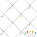 Multi LED Net Lights, White Wire 4x6
