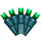 Green LED Net Lights 4x6 Green Wire