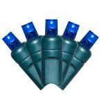 Blue LED Net Lights 4x6 Green Wire