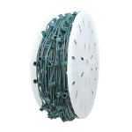Novelty Lights C7 1000' Spool 36" Spacing 8 Amp Green Wire