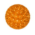100 Orange LED 7.5" Sphere