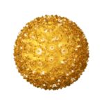 100 Orange LED 7.5" Sphere