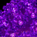 100 Purple LED 7.5" Sphere