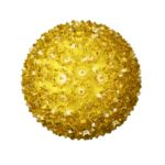 100 Yellow LED 7.5" Sphere