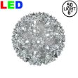 50 Pure White LED 6" Sphere