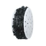 C9 Decorate Like a Pro® Kit - 1000' LED Diamond Faceted Warm White Black Wire w/12" Bulb Spacing