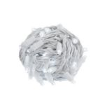 *NEW* TrueTwinkle® LED Christmas Lights 50 LED Pure White 25' Long White Wire