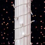 *NEW* TrueTwinkle® Coaxial 50 LED Pure White 6" Spacing White Wire