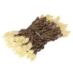 Warm White 70 LED C6 Strawberry Mini Lights Commercial Grade Brown Wire on Brown Wire