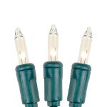 Clear Christmas Mini Lights 100 Light 34 Feet Long