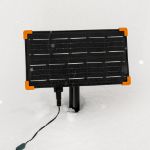 *NEW* TrueTwinkle® Warm White LED Solar Mini Lights 100 Light String 4" Spacing Brown Wire 