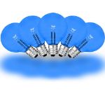 Blue - G40 - Glass LED Replacement Bulbs - 25 Pack