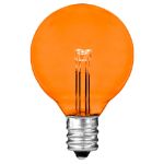 Orange/Amber- G40 - Glass LED Replacement Bulbs - 25 Pack