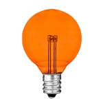 Orange/Amber- G40 - Glass LED Replacement Bulbs - 25 Pack