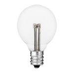 Pure White - G40 - Glass LED Replacement Bulbs - 25 Pack