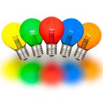 Multi - G30 Glass LED Replacement Bulbs - 25 Pack