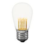 Warm White S14 LED Medium Base e26 Bulbs w/ 9 LEDs - 25pk