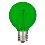 Green - G40 - Plastic Filament LED Replacement Bulbs - 25 Pack