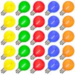 Multi - G40 - Plastic Filament LED Replacement Bulbs - 25 Pack