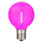 Pink - G40 - Plastic Filament LED Replacement Bulbs - 25 Pack