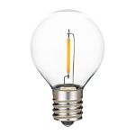 Pure White - G30 - Plastic Filament LED Replacement Bulbs - 25 Pack