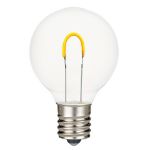 Warm White G40 U-Shaped LED Plastic Flex Filament Replacement Bulbs 25 Pack