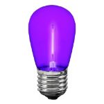Purple S14 LED Plastic Filament Medium Base e26 Bulbs  - 25pk
