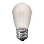 Frosted Warm White S14 U-Shaped LED Glass Flex Filament Replacement Bulbs 25 Pack