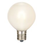 Warm White Satin G50 U-Shaped LED Plastic Flex Filament Replacement Bulbs 25 Pack