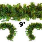 9' Unlit Deluxe Colorado Pine Garland