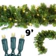 9' Lighted Deluxe Colorado Pine Garland