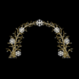 15' Snowflake Arch