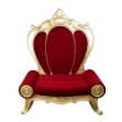 Deluxe Red and Gold Throne