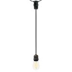 12" Medium Base (E26) Socket Extender (Drop) – Black