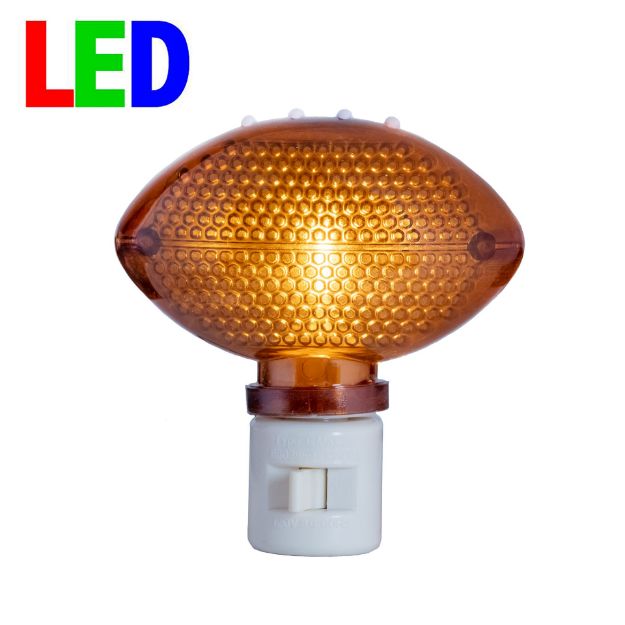 Sports Night Light - Football - Swivel Plug w/LED Bulb
