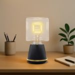 LED Square Warm White Medium Base Glass Filament Bulb - 1pk