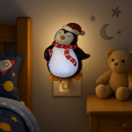 Winter Night Light - Penguin - Swivel Plug w/LED Bulb